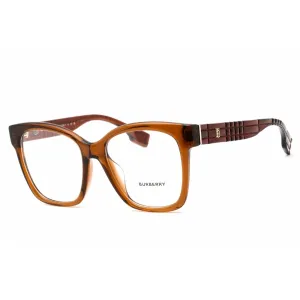 Burberry Women's Eyeglasses - Full Rim Cat Eye Brown Plastic Frame | 0BE2363F 3986