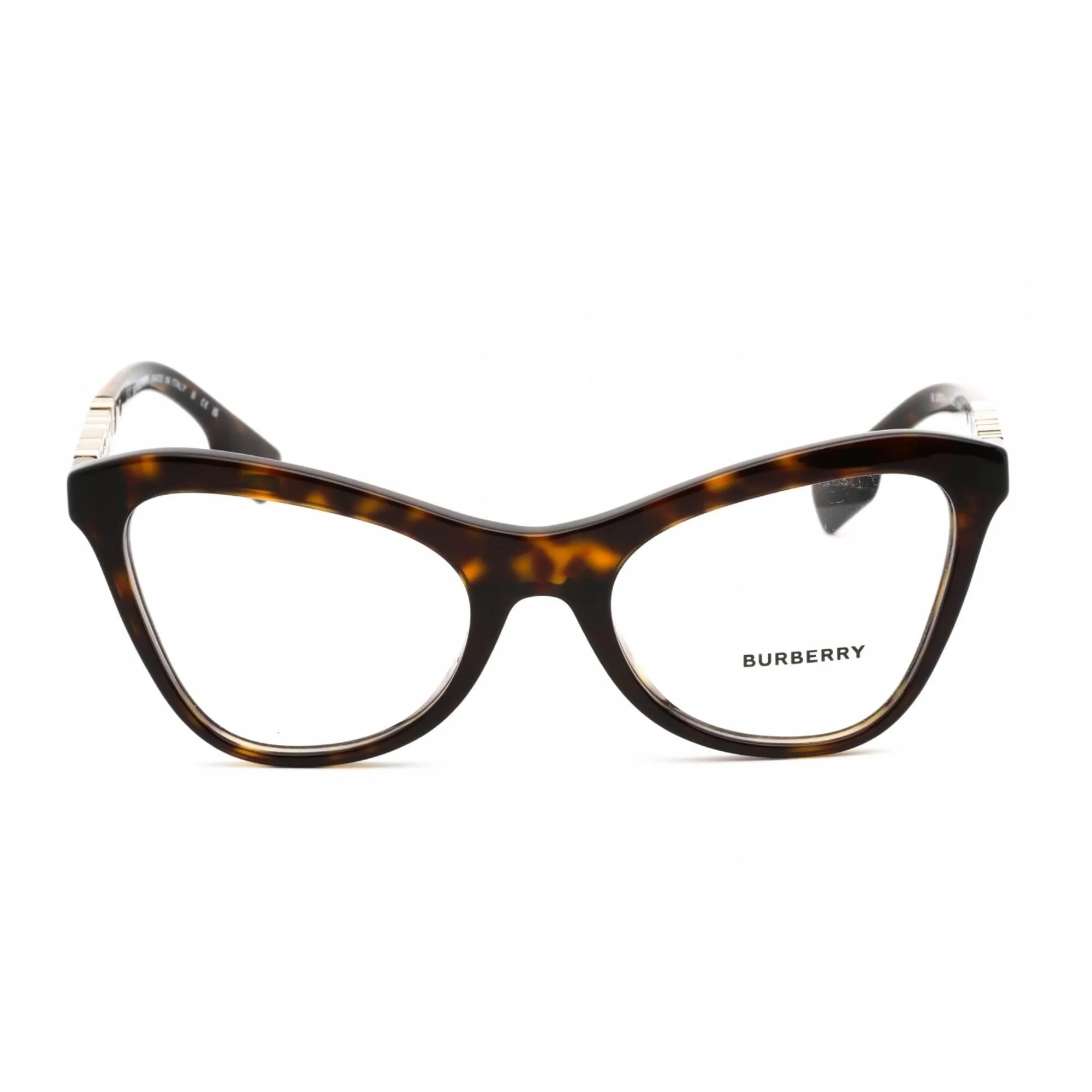 Burberry Women's Eyeglasses - Full Rim Cat Eye Dark Havana Plastic | 0BE2373U 3002
