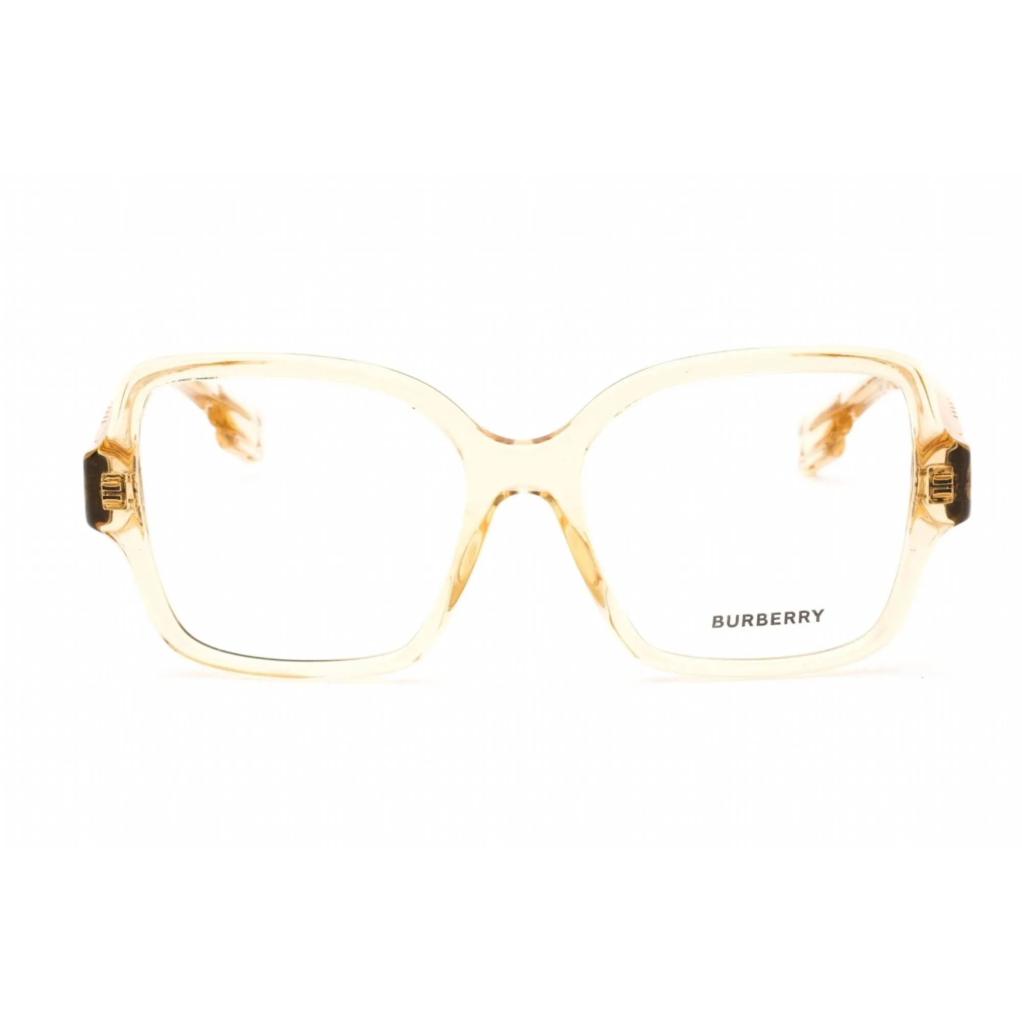 Burberry Women's Eyeglasses - Full Rim Square Shape Beige Plastic Frame | 0BE2374 4063