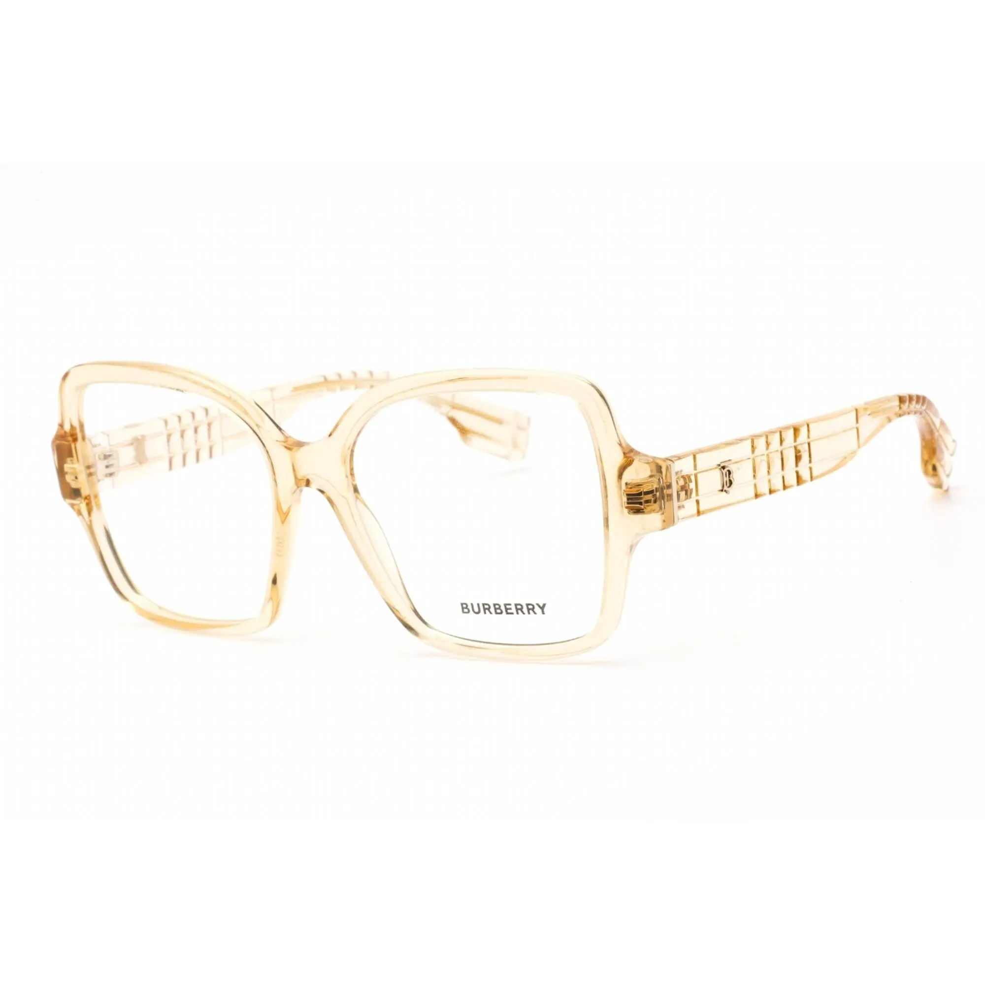Burberry Women's Eyeglasses - Full Rim Square Shape Beige Plastic Frame | 0BE2374 4063