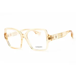 Burberry Women's Eyeglasses - Full Rim Square Shape Beige Plastic Frame | 0BE2374 4063