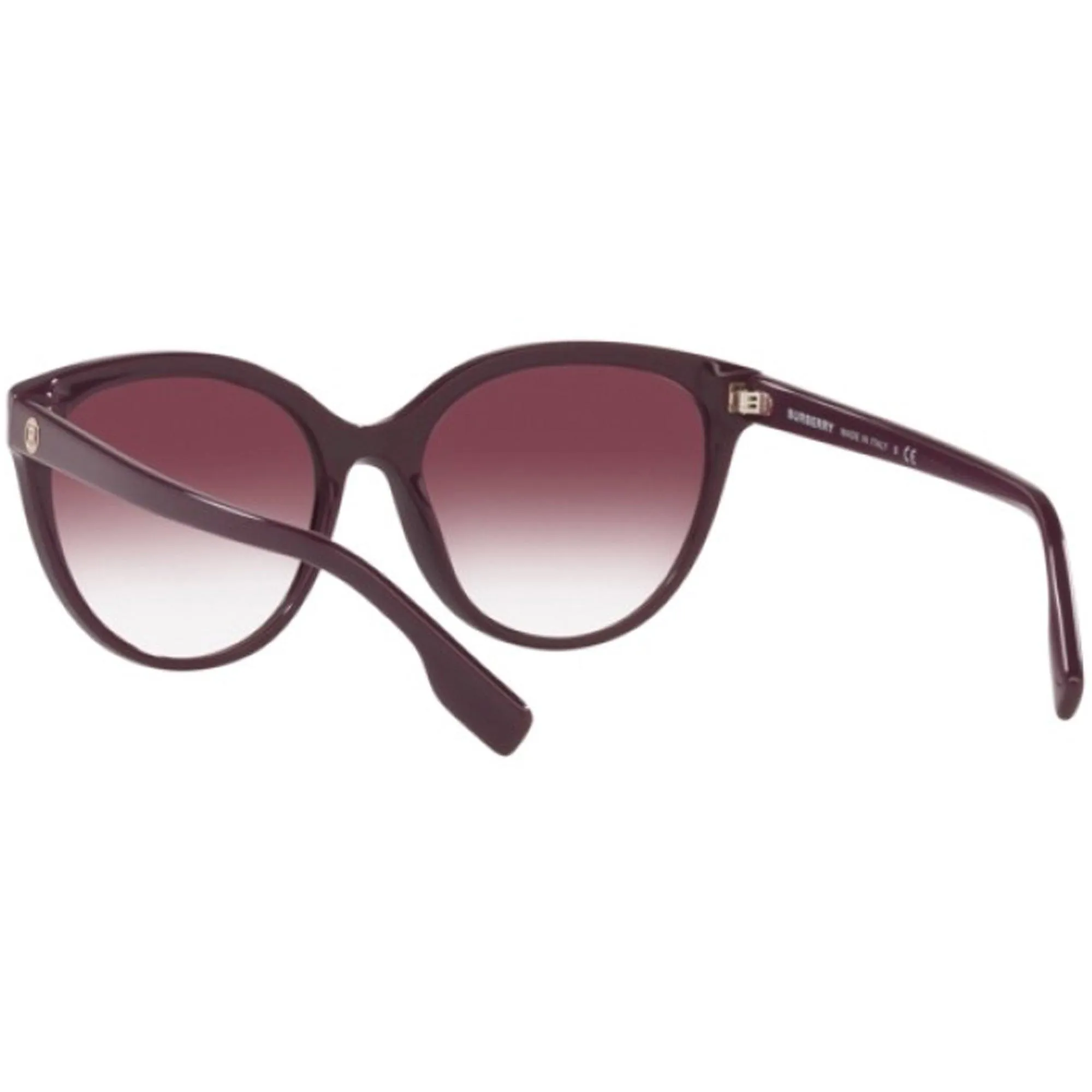 Burberry Women's Sunglasses - Bordeaux Cat Eye Frame Gradient Lens | 0BE4365 39798H