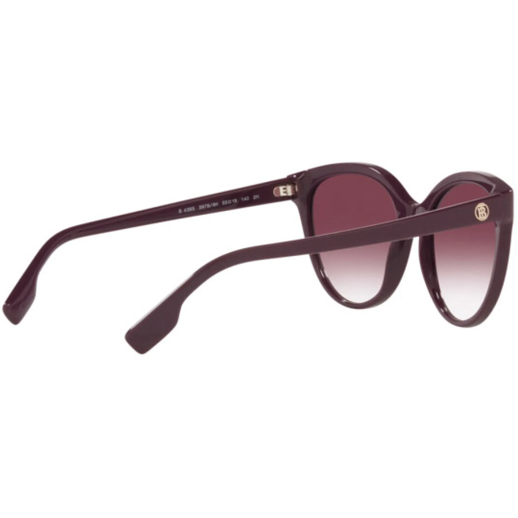 Burberry Women's Sunglasses - Bordeaux Cat Eye Frame Gradient Lens | 0BE4365 39798H