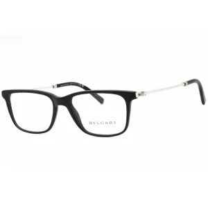 Bvlgari Men's Eyeglasses - Matte Black Plastic Rectangular 55mm Frame | 0BV3053 5313