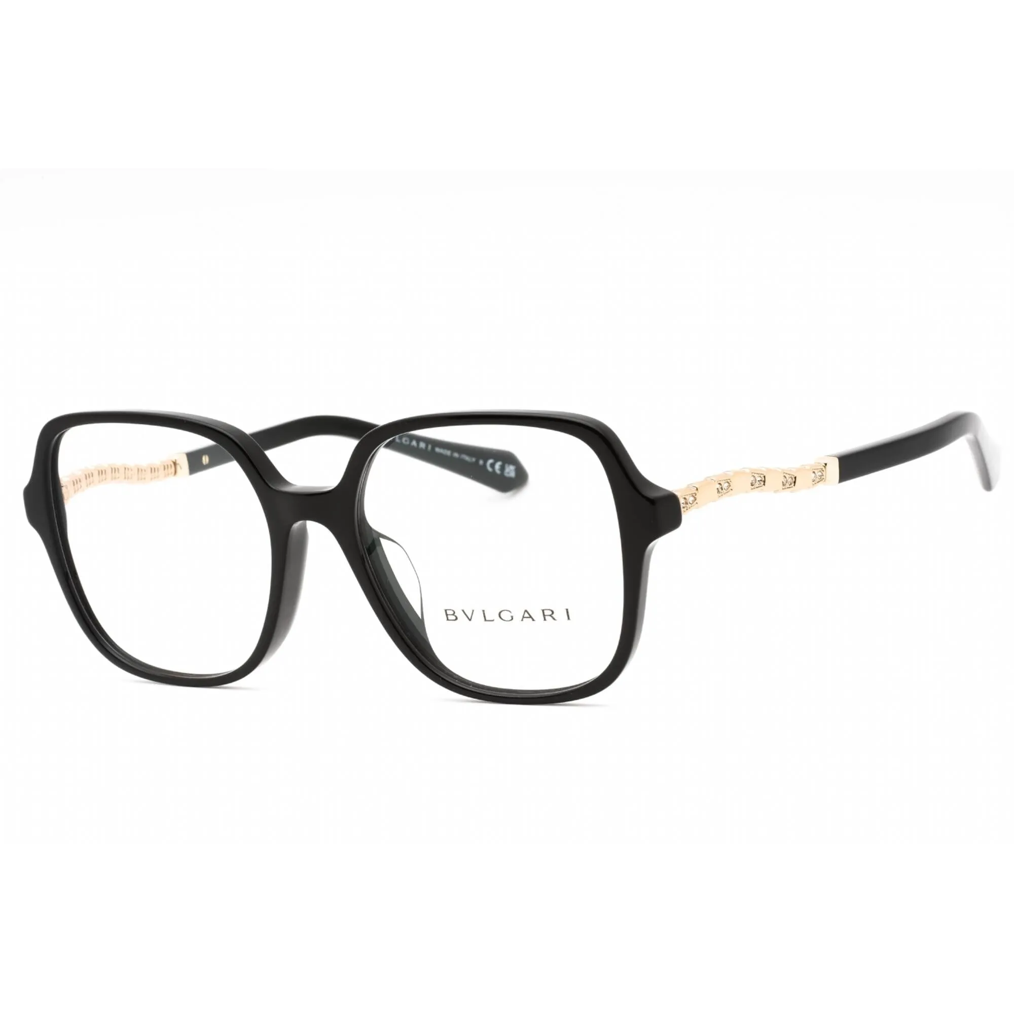 Bvlgari Women's Eyeglasses - Black Plastic Full Rim Butterfly Frame | 0BV4201BF 501