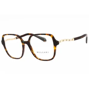 Bvlgari Women's Eyeglasses - Havana Plastic Full Rim Butterfly Frame | 0BV4201B 504