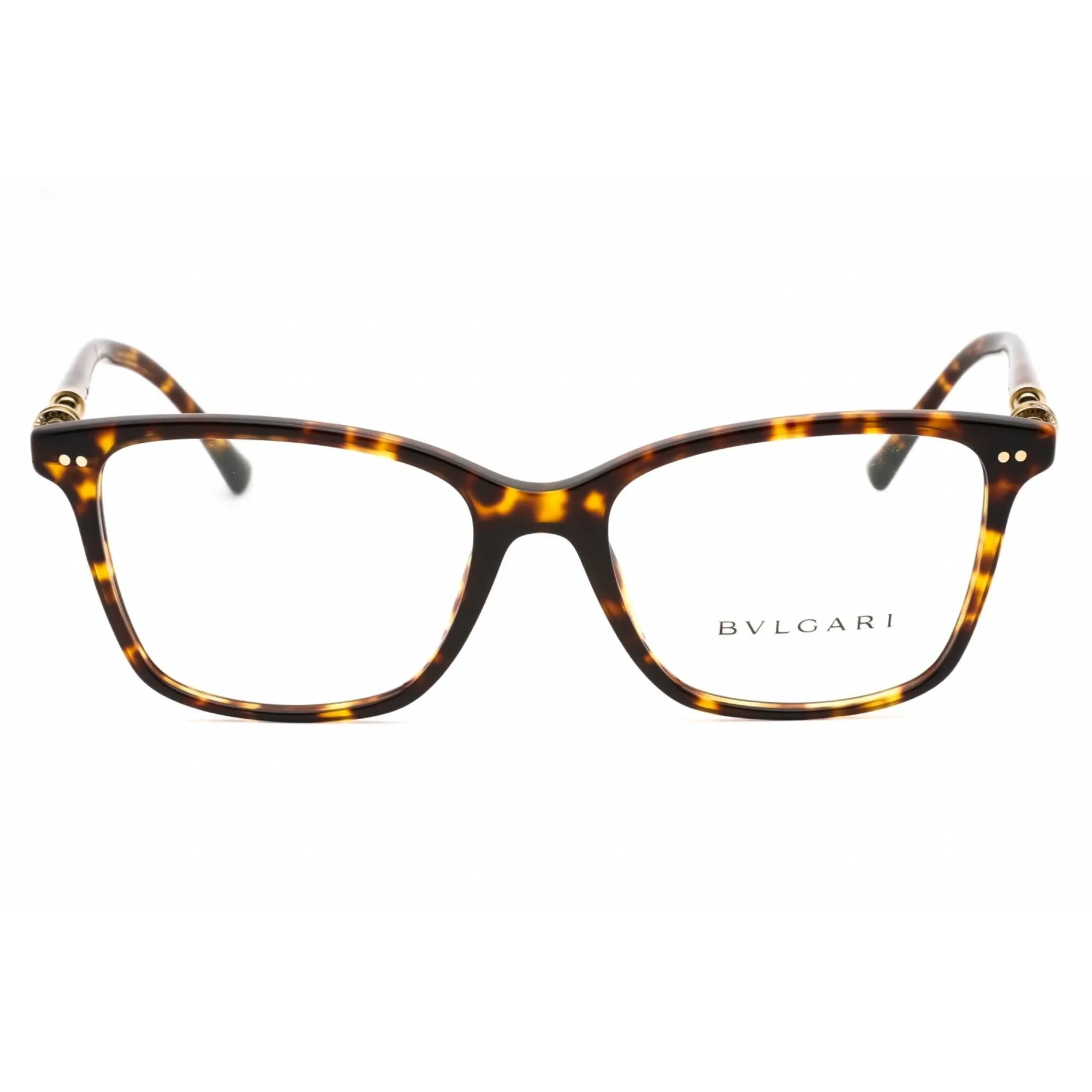 Bvlgari Women's Eyeglasses - Havana Plastic Full Rim Cat Eye Shape Frame | 0BV4203 504
