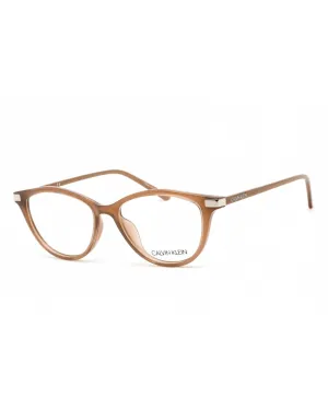 Calvin Klein  CK19531 Eyeglasses MILKY TAUPE/Clear demo lens