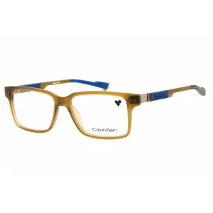 Calvin Klein Men's Eyeglasses - Sand Plastic Full Rim Rectangular Frame | CK23550 208