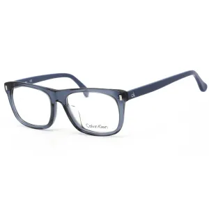 Calvin Klein Unisex Eyeglasses - Blue Rectangular Full Rim Plastic Frame | CK5899A 438