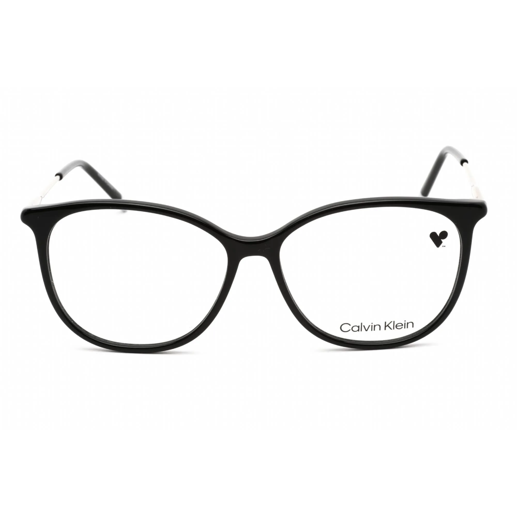 Calvin Klein Unisex Eyeglasses - Full Rim Black Plastic Oval Shape Frame | CK5462 001