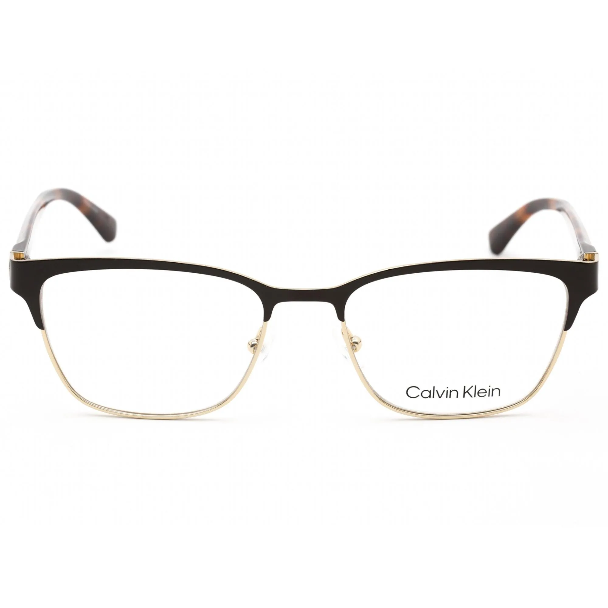 Calvin Klein Women's Eyeglasses - Brown Rectangular Frame Clear Lens | CK21125 200