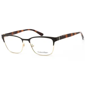 Calvin Klein Women's Eyeglasses - Brown Rectangular Frame Clear Lens | CK21125 200