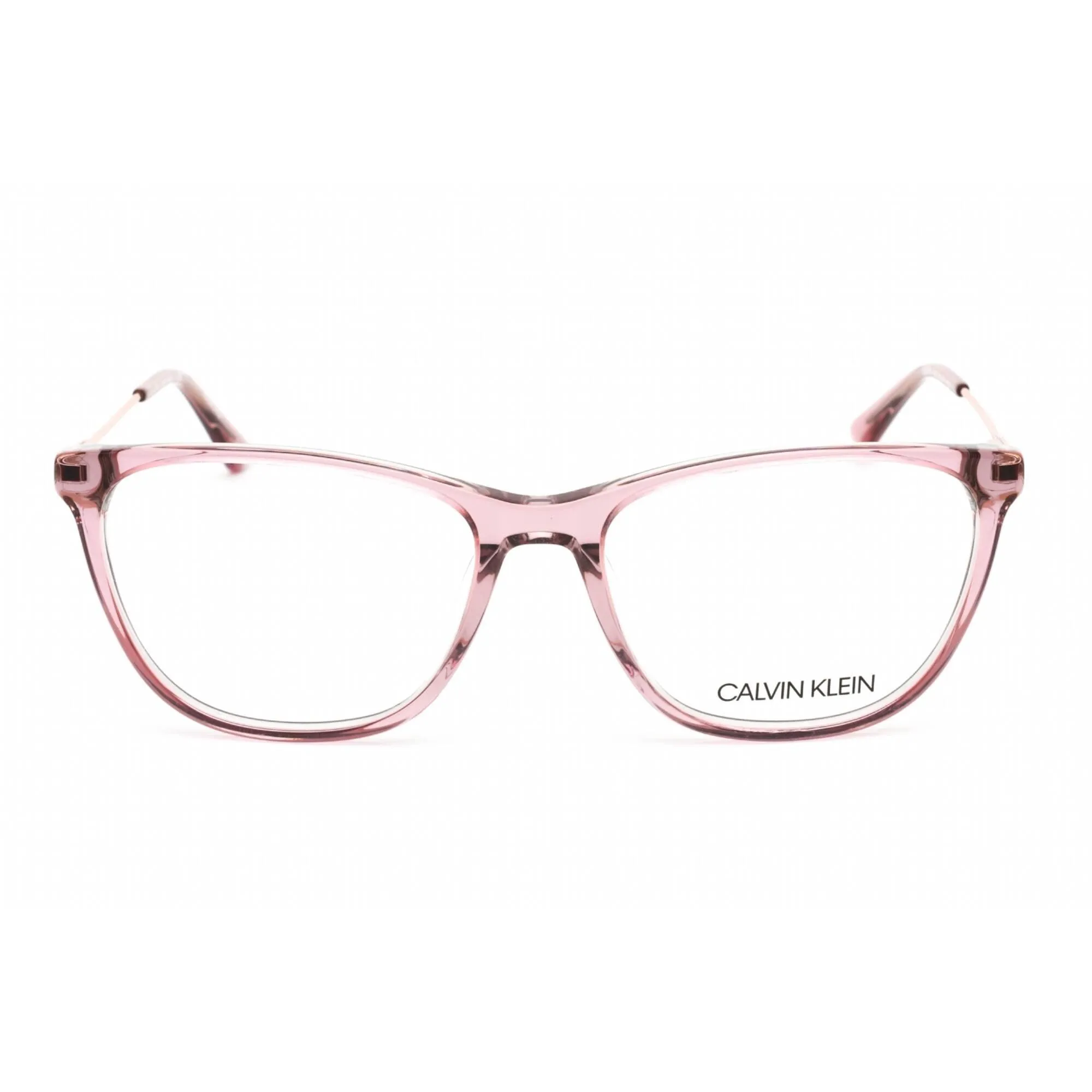 Calvin Klein Women's Eyeglasses - Crystal Mauve Laminate Zyl Round Frame | CK18706 535