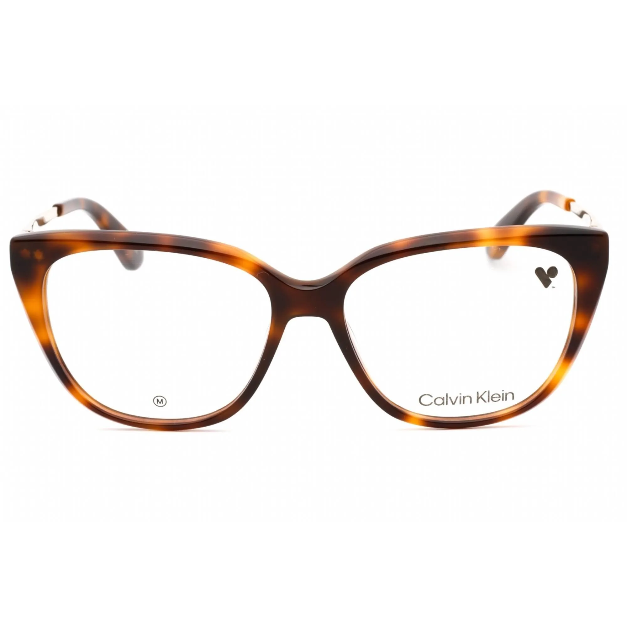 Calvin Klein Women's Eyeglasses - Havana Plastic Full Rim Cat Eye Frame | CK23520 240