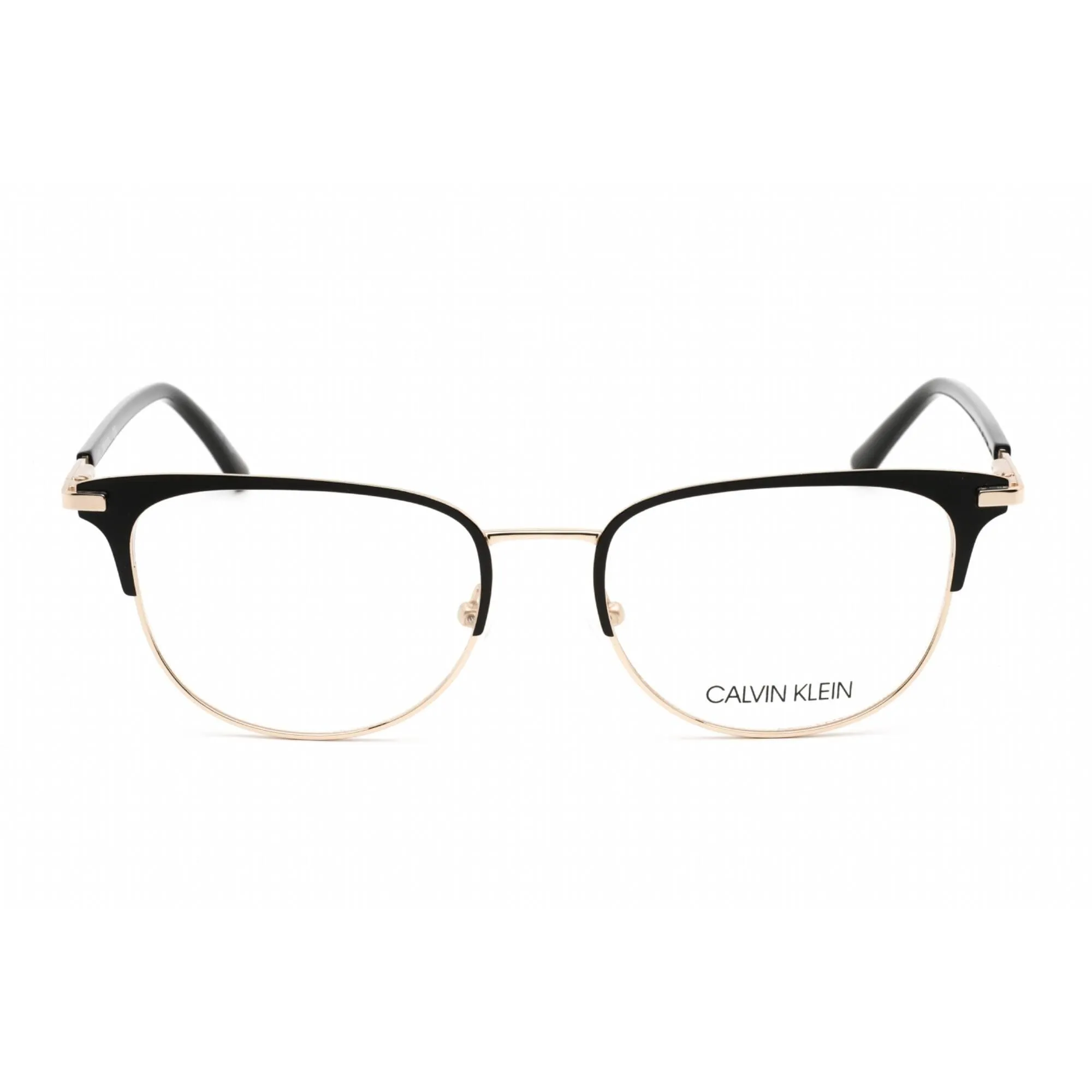 Calvin Klein Women's Eyeglasses - Satin Black Metal Rectangular Frame | CK20303 001