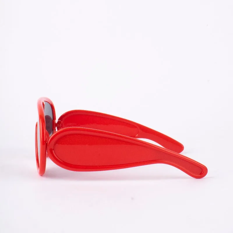 Candy Red Vibrant Vision Kids Sunglasses