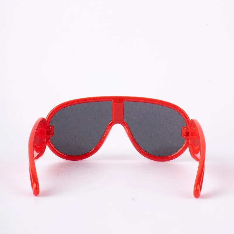 Candy Red Vibrant Vision Kids Sunglasses