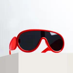 Candy Red Vibrant Vision Kids Sunglasses