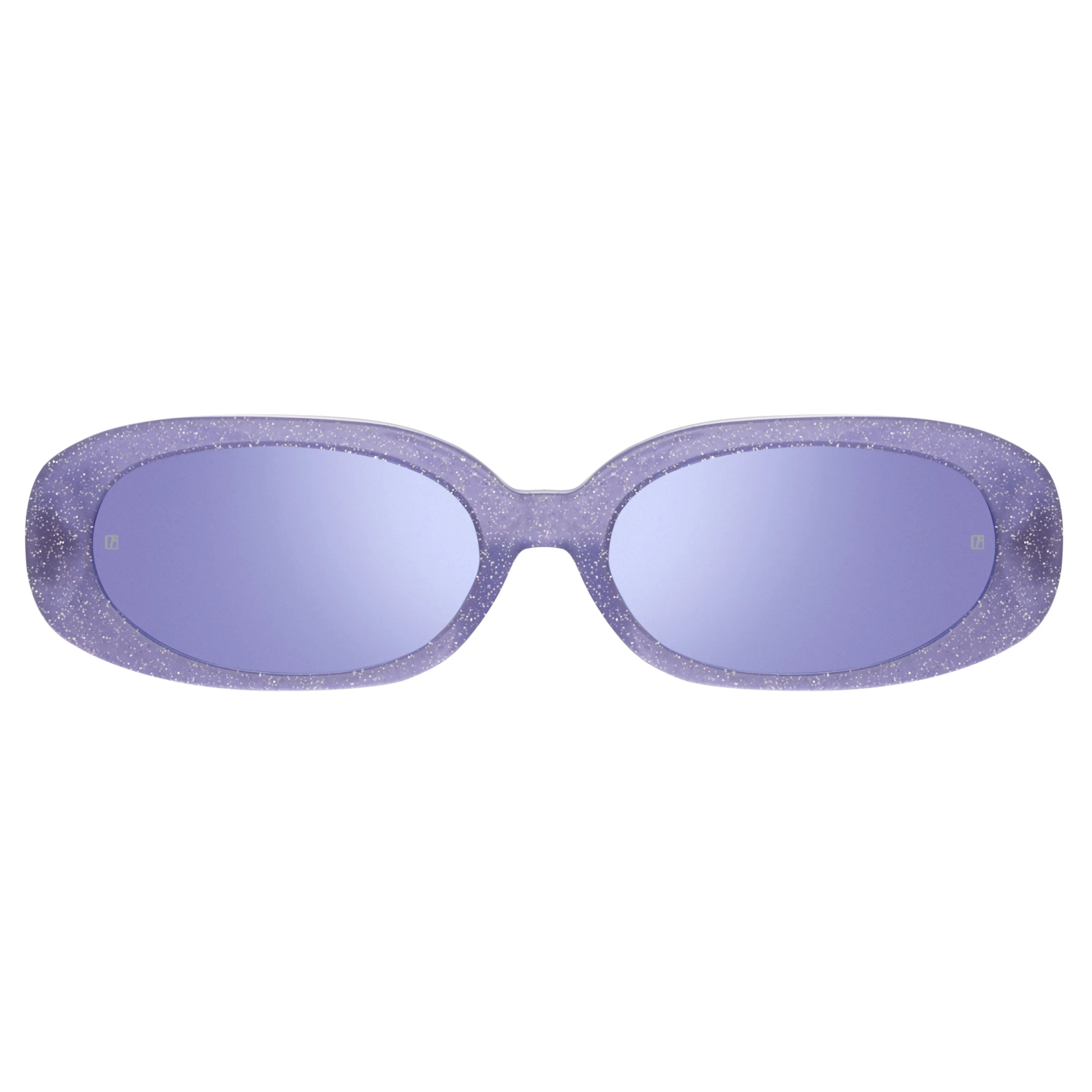 Cara Oval Sunglasses in Purple
