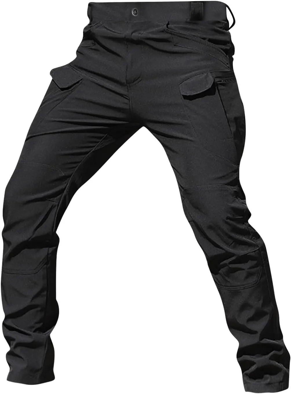 Cargo Pants for Men Work Flex Camo Tactical Waterproof Pants Multi Pockets Outdoor Ripstop Lightweight Hiking Pants