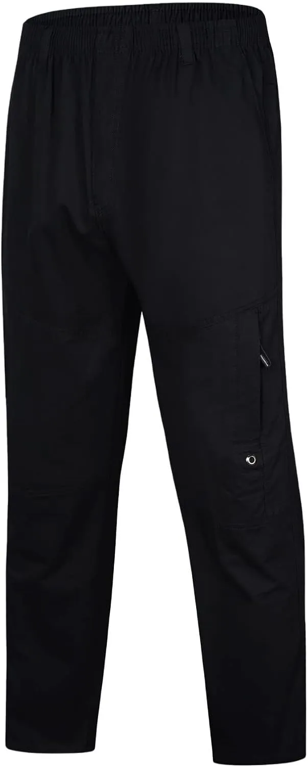 Cargo Sweatpants for Men Mens Lounge Pants Heavyweight Sweatpants Fleece Lined with Pockets Elastic Waist Cargo Pants
