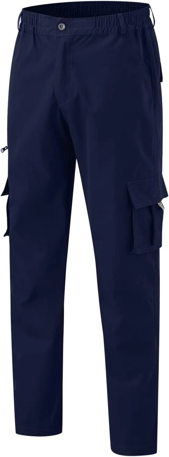 Cargo Trousers for Men Jogger Pants Sweatpants for Men with Pockets Mens Heavyweight Sweatpants Fleece Lined Cargo