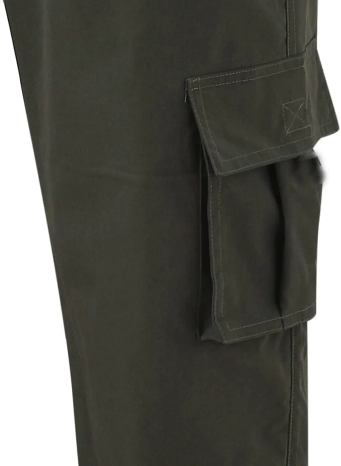 Cargo Trousers for Men Jogger Pants Sweatpants for Men with Pockets Mens Heavyweight Sweatpants Fleece Lined Cargo