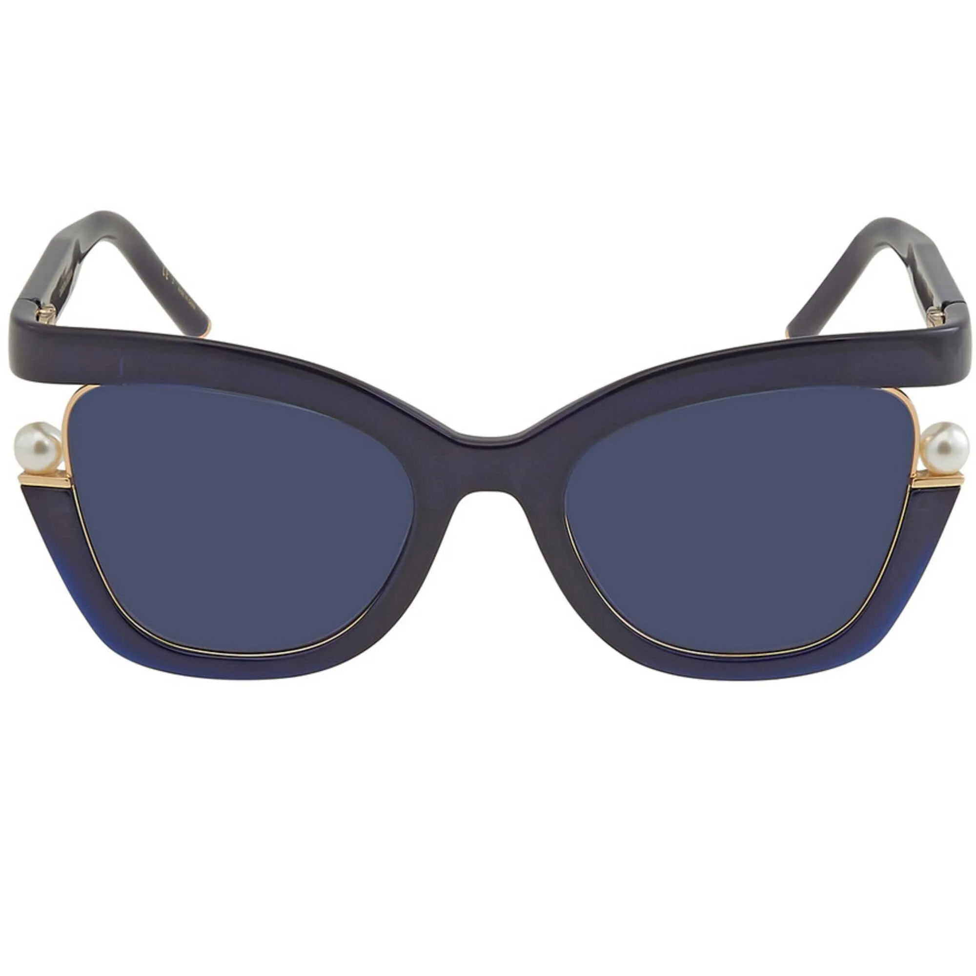 Carolina Herrera Women's Sunglasses - Blue Lens Cat Eye Shape Frame | CH 0002/S 0PJP