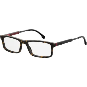 Carrera Men's Eyeglasses - Full Rim Dark Havana Rectangular Frame | CARRERA 8837 086