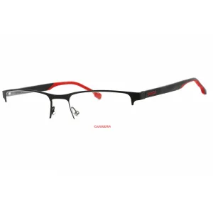 Carrera Men's Eyeglasses - Matte Black Metal Half Rim Frame | CARRERA 8864 0003 00