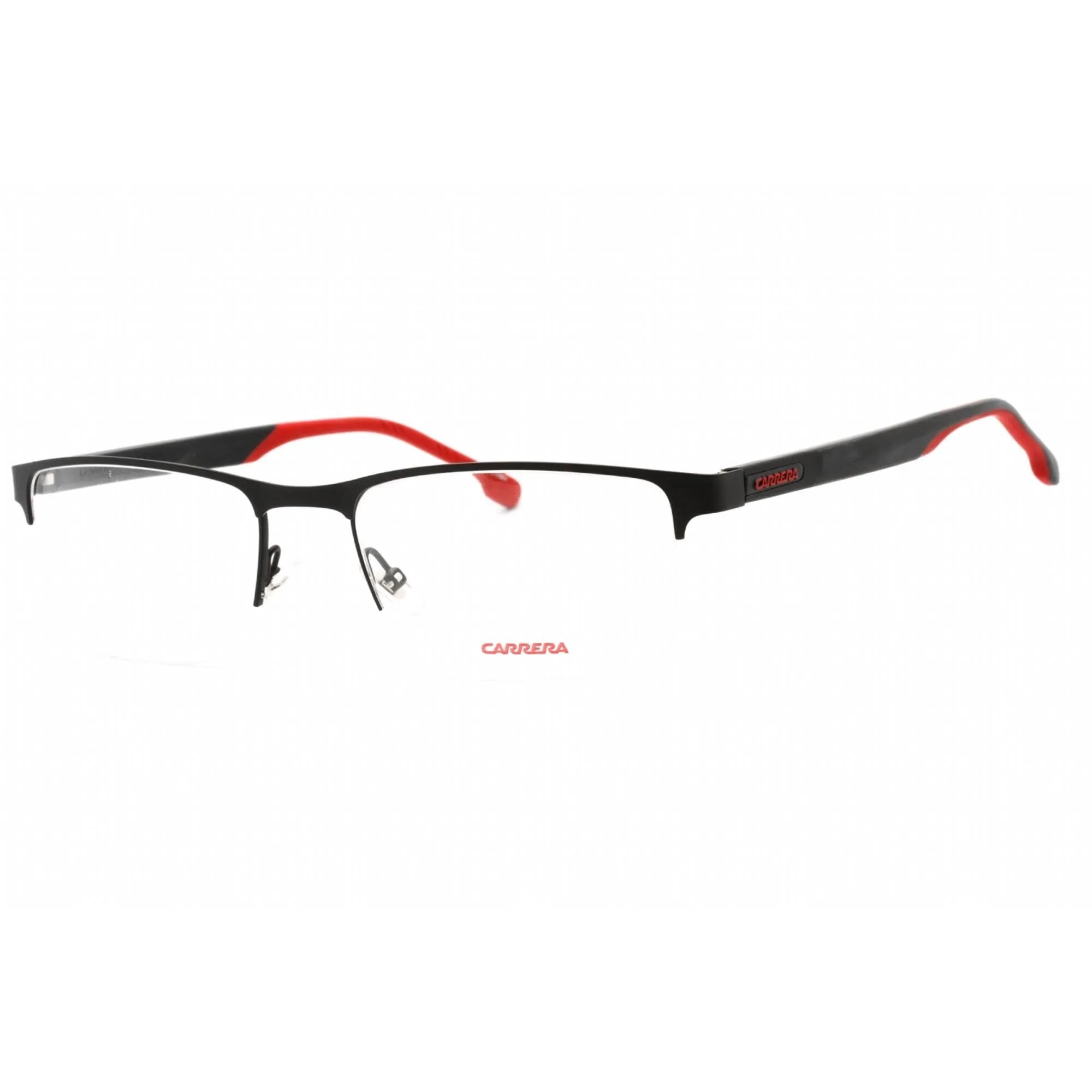 Carrera Men's Eyeglasses - Matte Black Metal Half Rim Frame | CARRERA 8864 0003 00