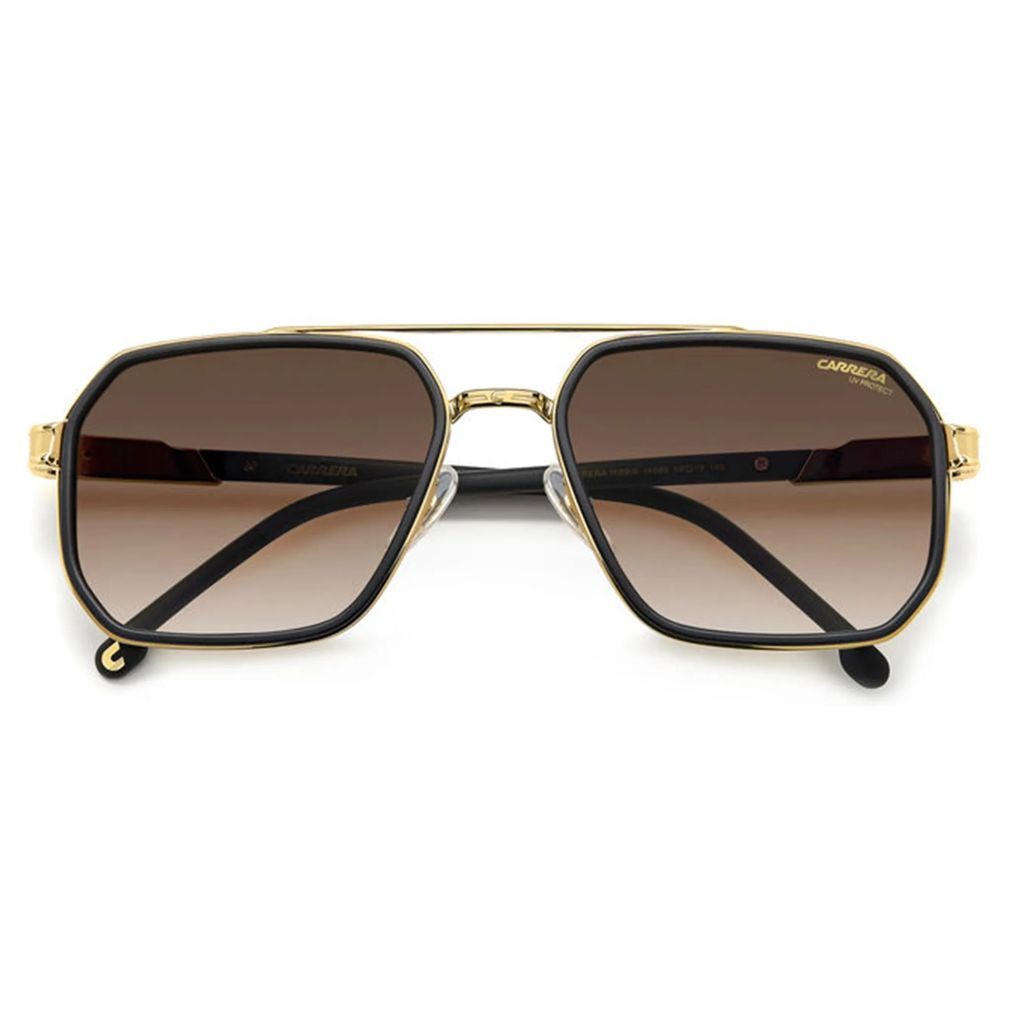 Carrera Men's Sunglasses Rectangular / Square Frame BK Brw Green AR Lens - Carrera 1069/S