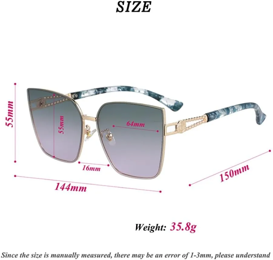 Cat Eye Ladies Sunglasses Women Shades UV400 Vintage Glasses