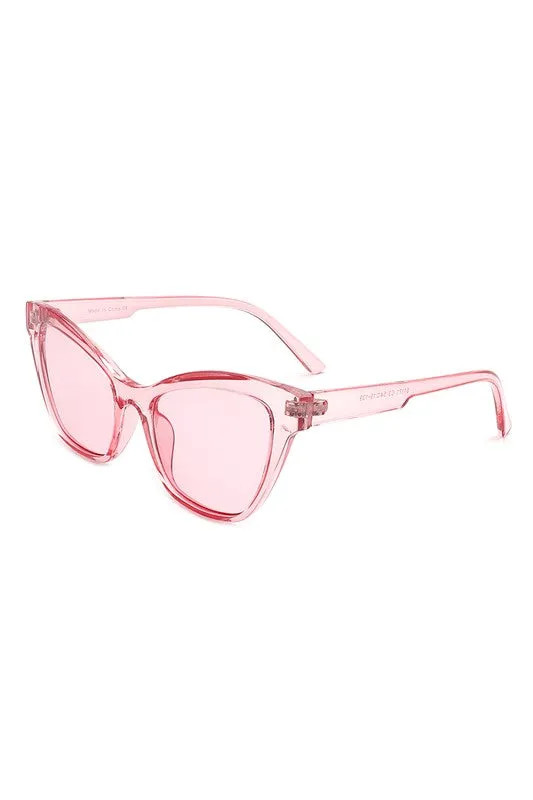 Cat Eye Retro Fashion 50s Women's Sunglasses UVA UVB Eye Protection Case Included