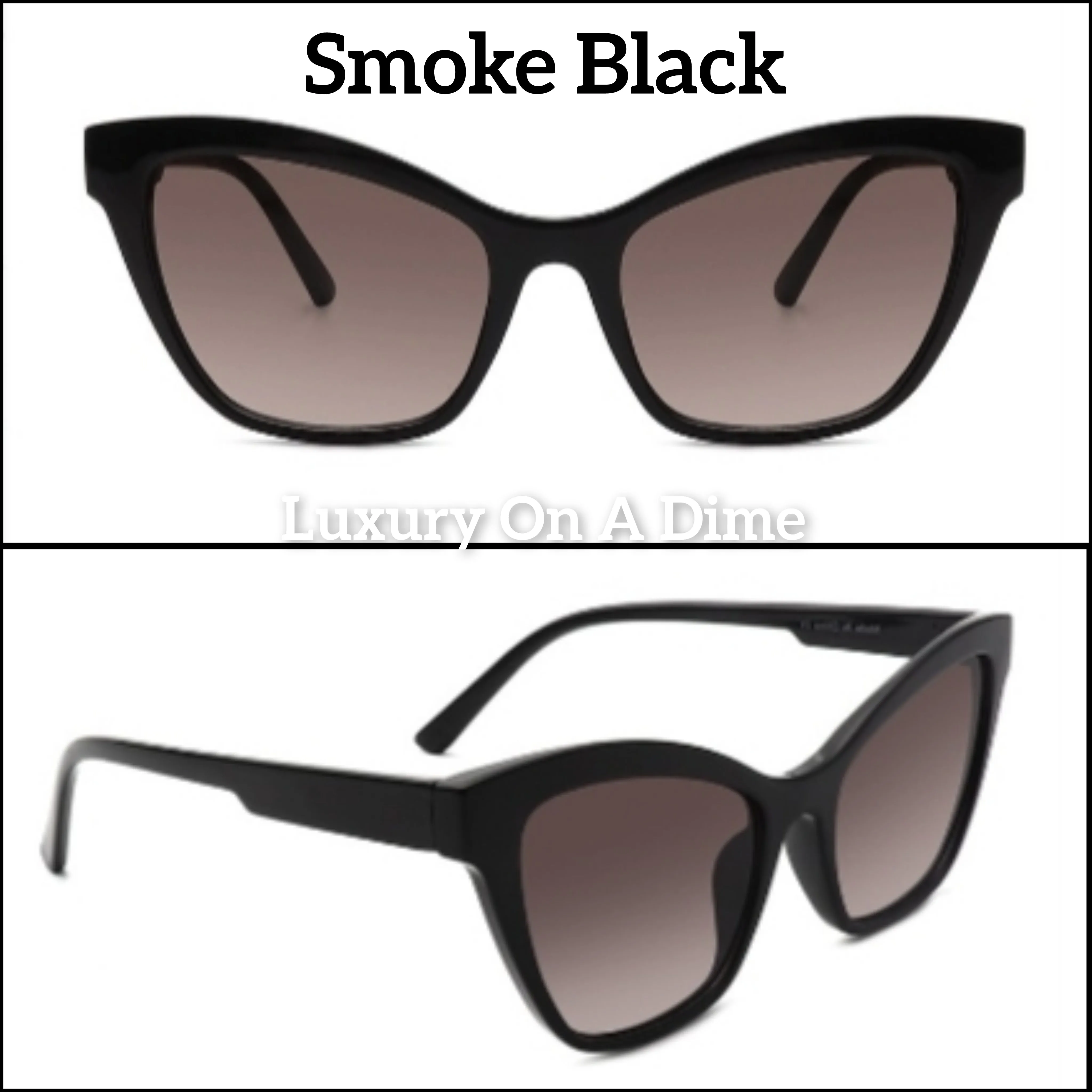 Cat Eye Retro Fashion 50s Women's Sunglasses UVA UVB Eye Protection Case Included