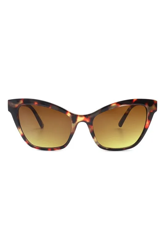 Cat Eye Retro Fashion 50s Women's Sunglasses UVA UVB Eye Protection Case Included