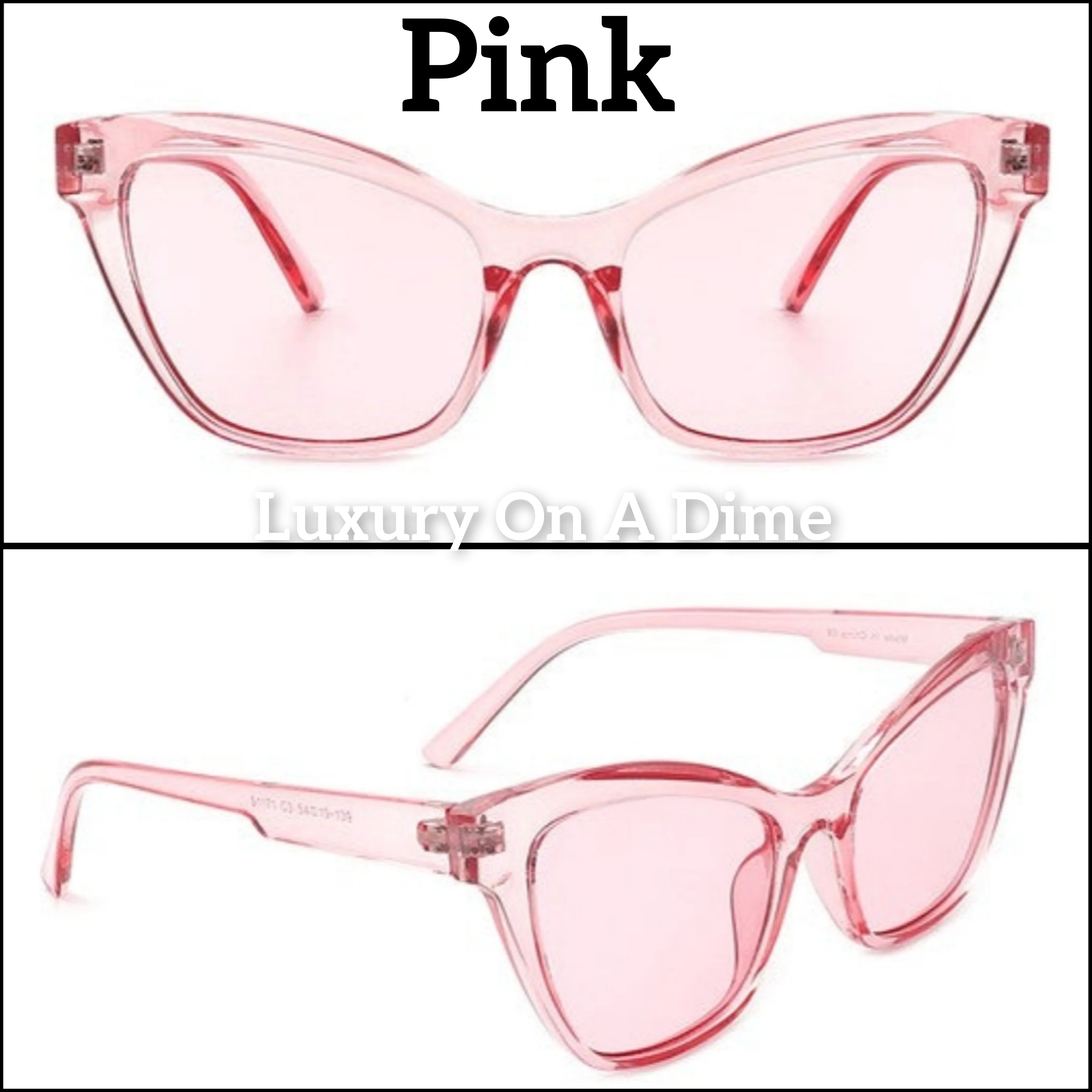 Cat Eye Retro Fashion 50s Women's Sunglasses UVA UVB Eye Protection Case Included