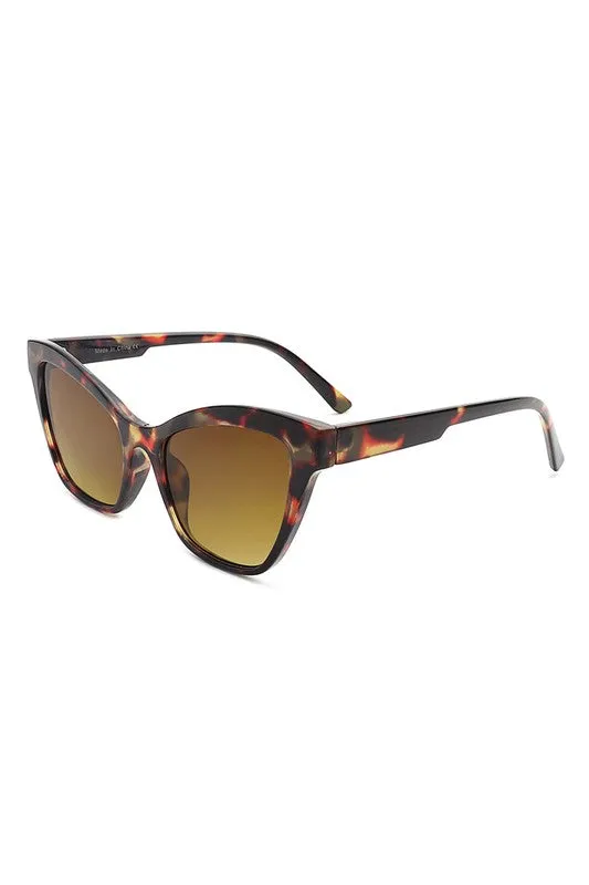 Cat Eye Retro Fashion 50s Women's Sunglasses UVA UVB Eye Protection Case Included