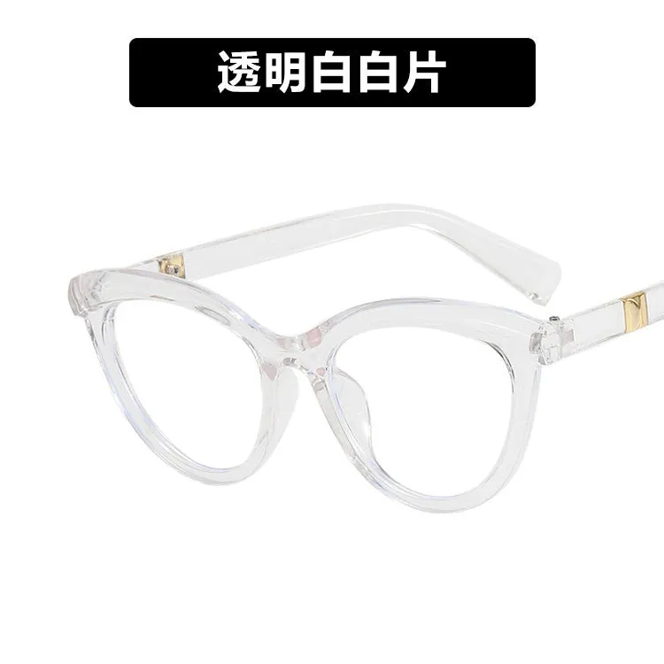 Cat Eye Sunglasses Eyebrows New Arrival Fashion Trendy Cross-Border Sunglasses Retro Personalized and Slim-Looking Sun Glasses Concave Shape