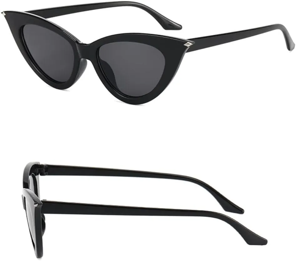 Cat Eye Sunglasses Women Vintage Eyewear Women Retro Cateye Sunglasses for Women