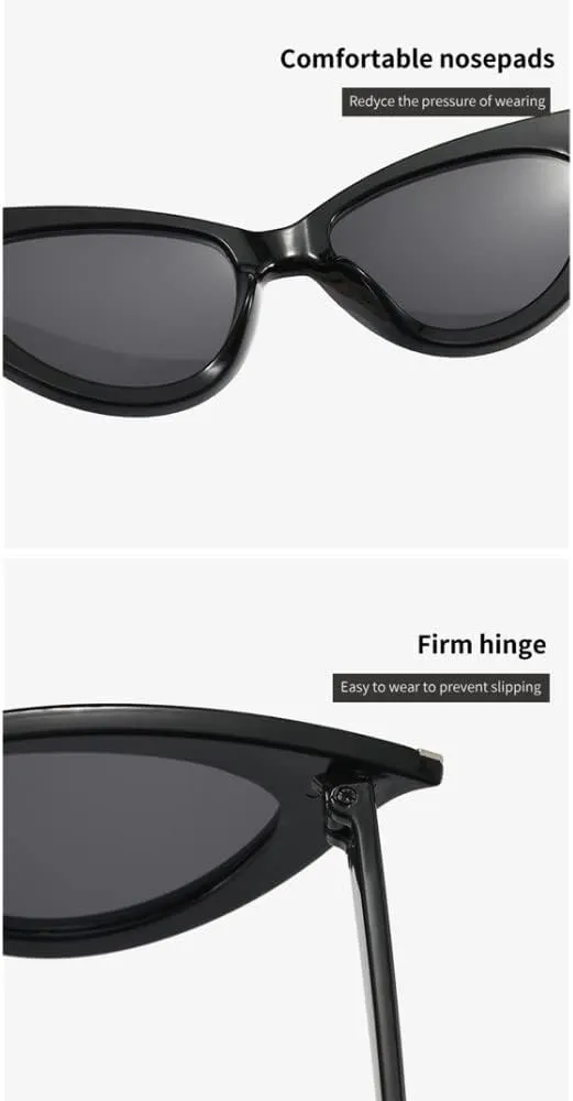 Cat Eye Sunglasses Women Vintage Eyewear Women Retro Cateye Sunglasses for Women