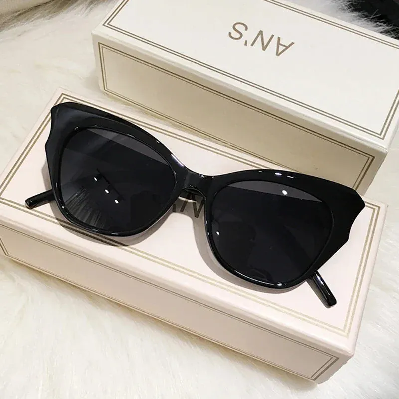 Cat Eye Sunglasses Women Vintage Gradient Fashion Oculos De Sol