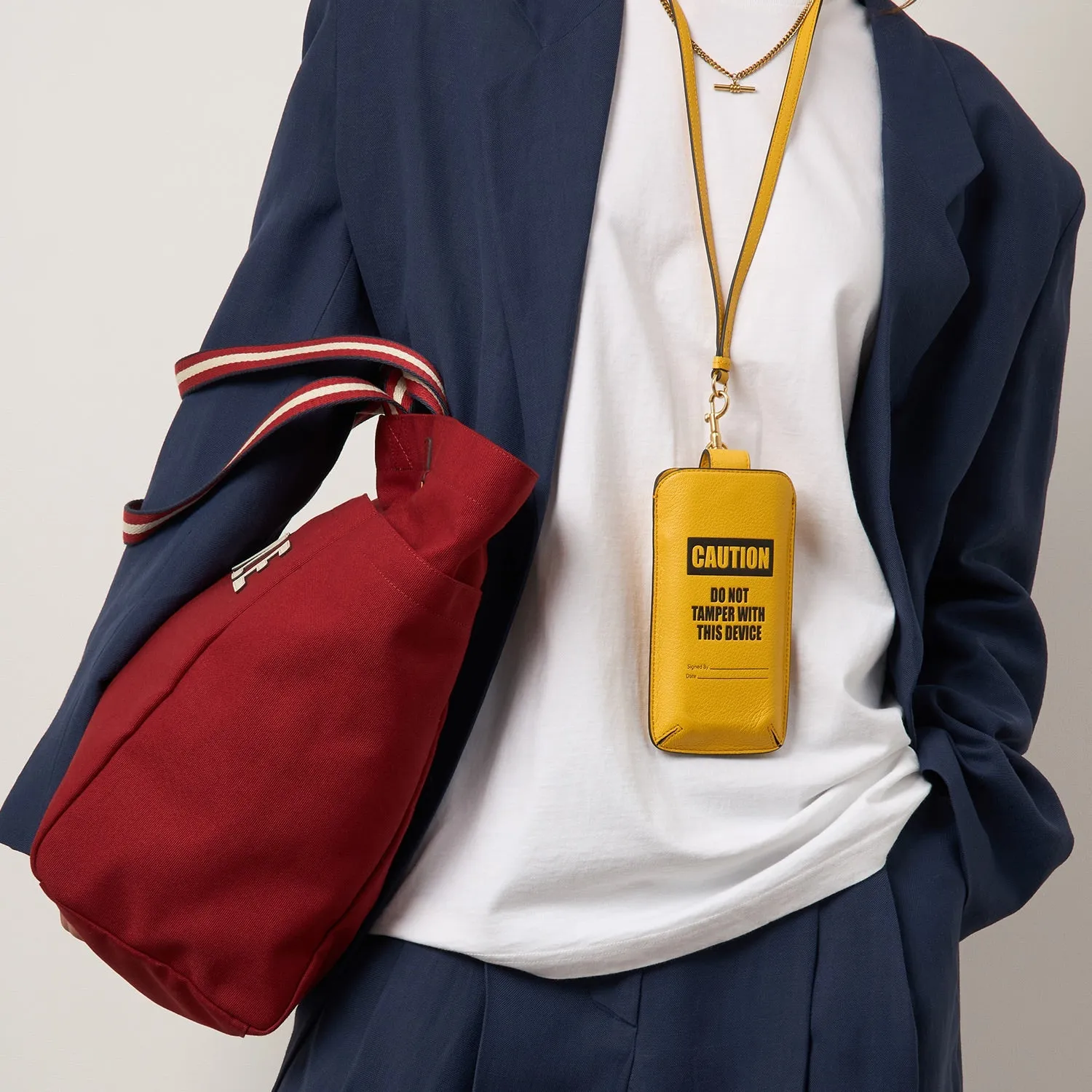Caution Sunglasses Pouch
