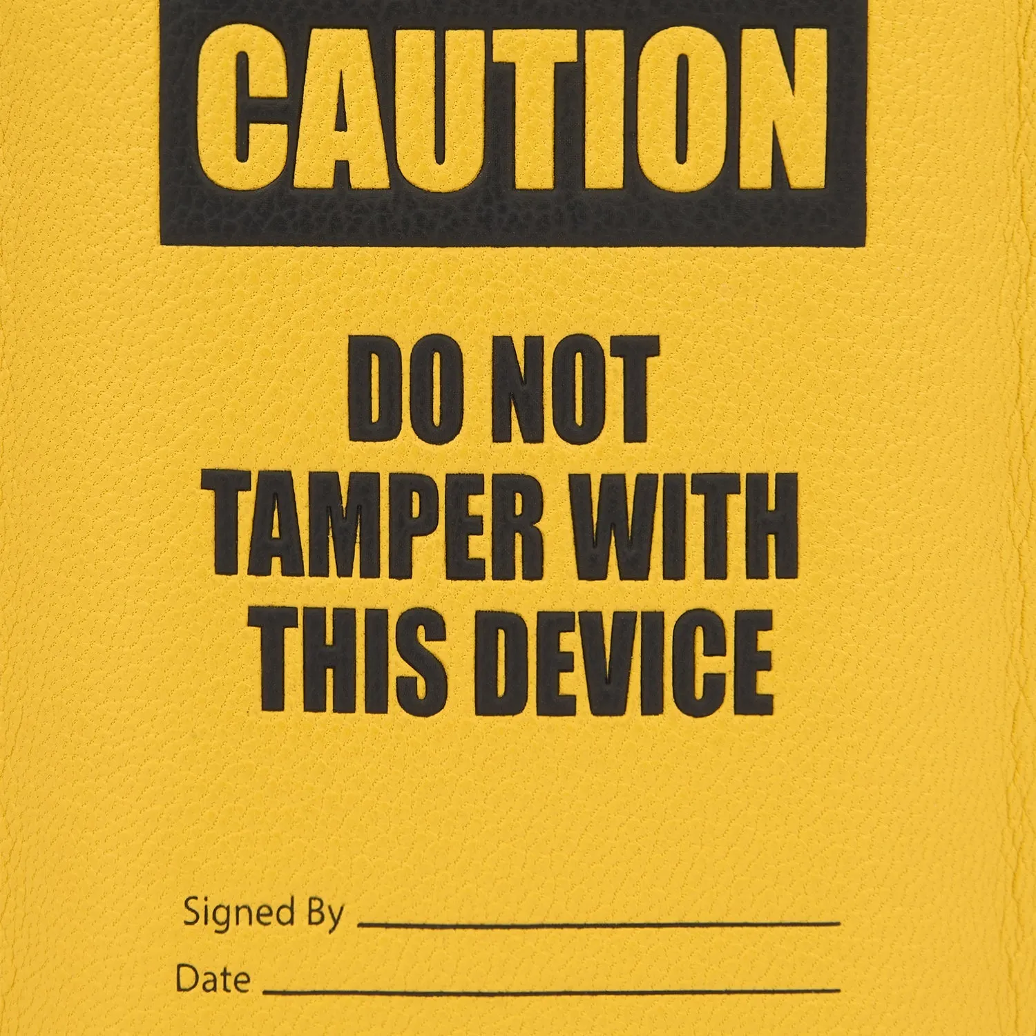 Caution Sunglasses Pouch