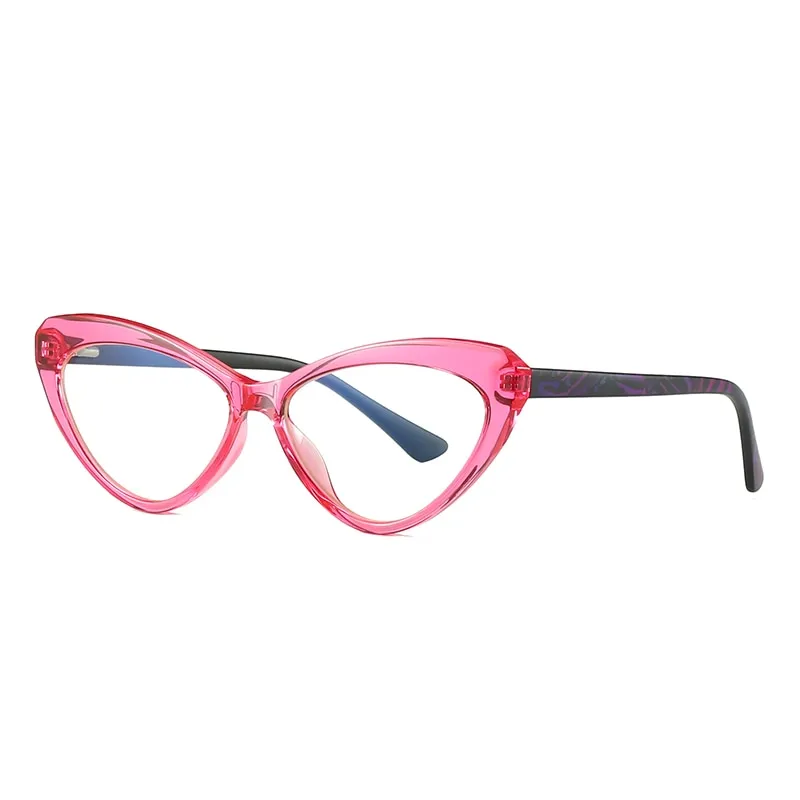 CCspace Unisex Full Rim Cat Eye Tr 90 Titanium Frame Eyeglasses 47532