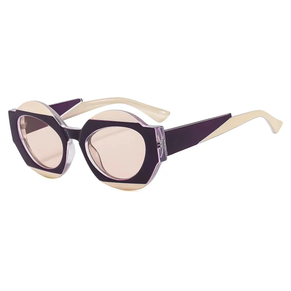 CCspace Unisex Full Rim Oval Resin Eyeglasses 56864