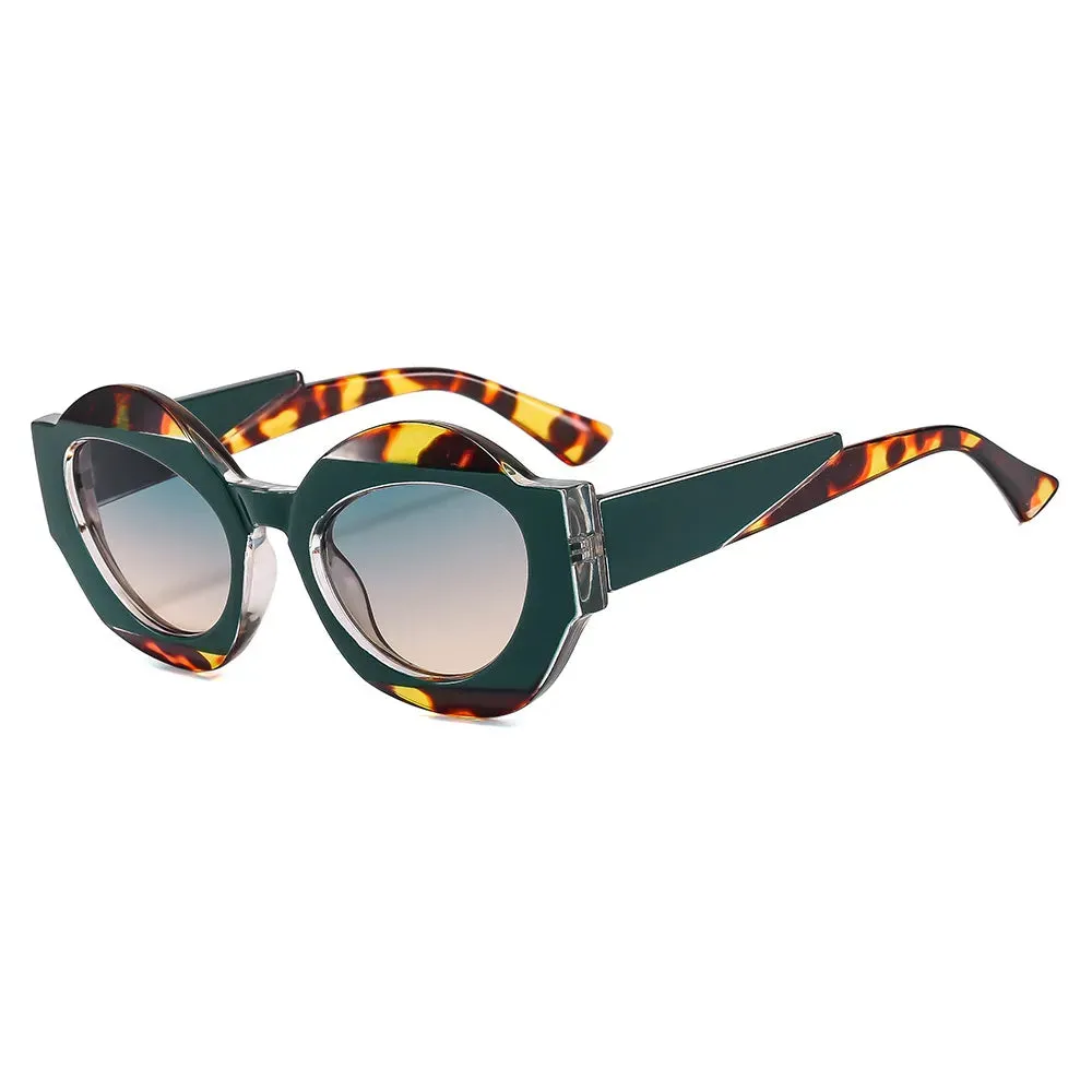 CCspace Unisex Full Rim Oval Resin Eyeglasses 56864