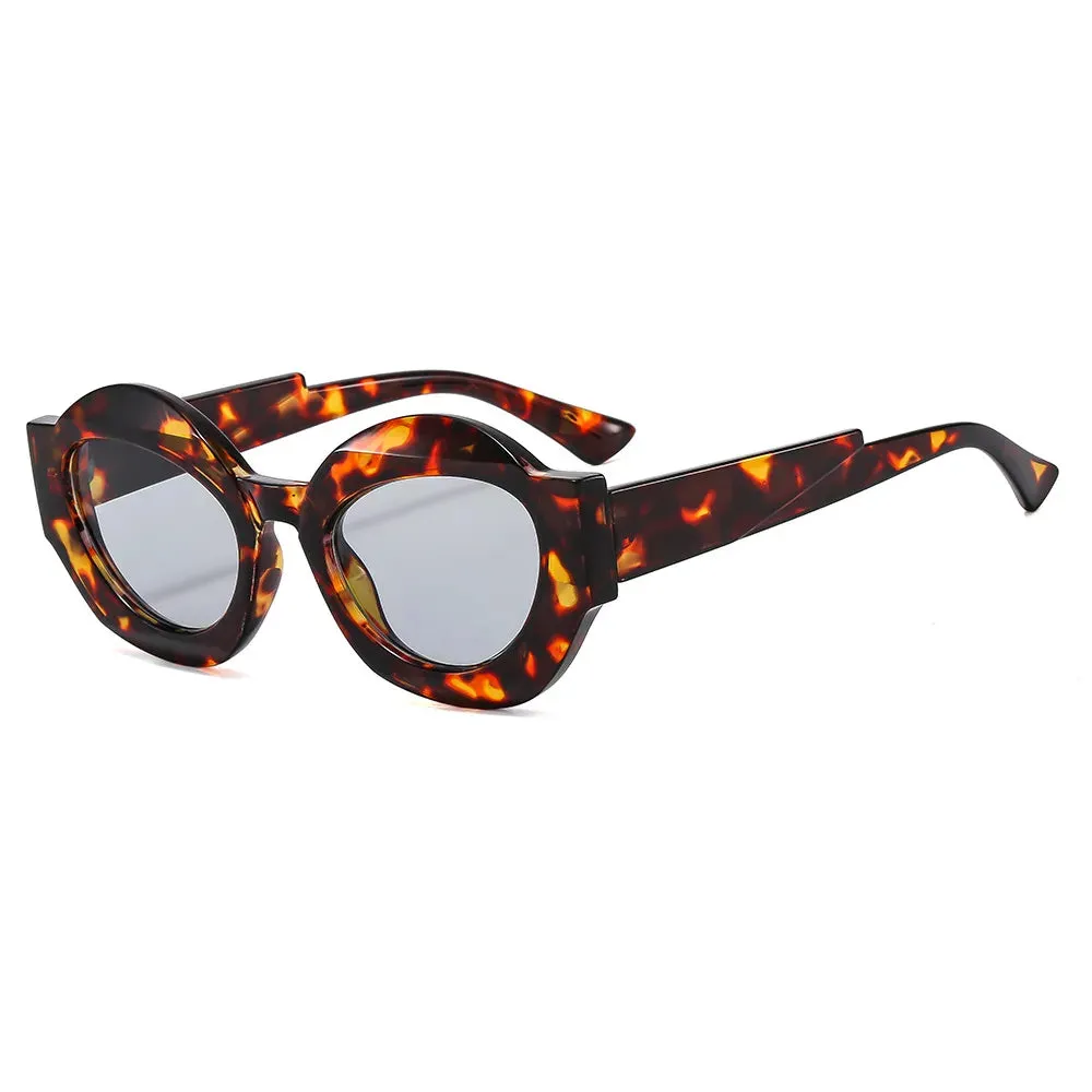 CCspace Unisex Full Rim Oval Resin Eyeglasses 56864