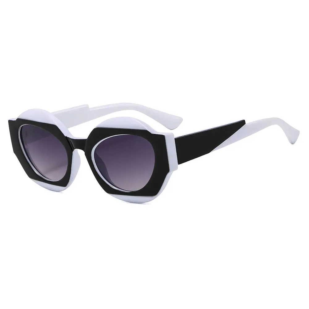 CCspace Unisex Full Rim Oval Resin Eyeglasses 56864